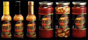 Hot Sauce, Salsa, Marinated Garlic