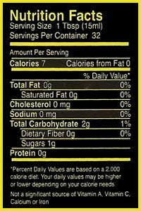 Micanopy Gold Marinated Garlic Nutrition Facts